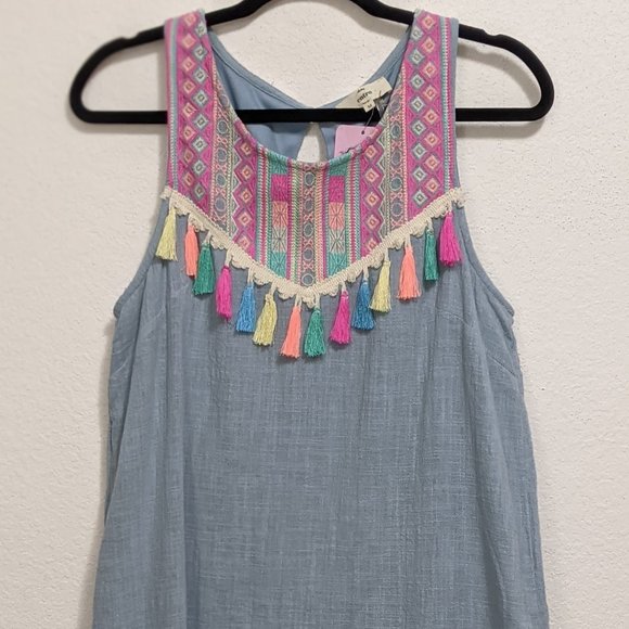 Beautiful Embroidered Pom Dress | M - Picture 1 of 3